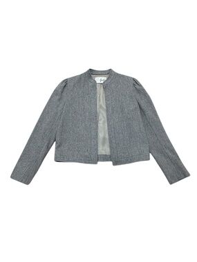 Women’s Vintage Gentry Wool Cropped Blazer Grey 1990s